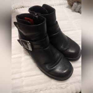 Harley Davidson Black Ankle Boots